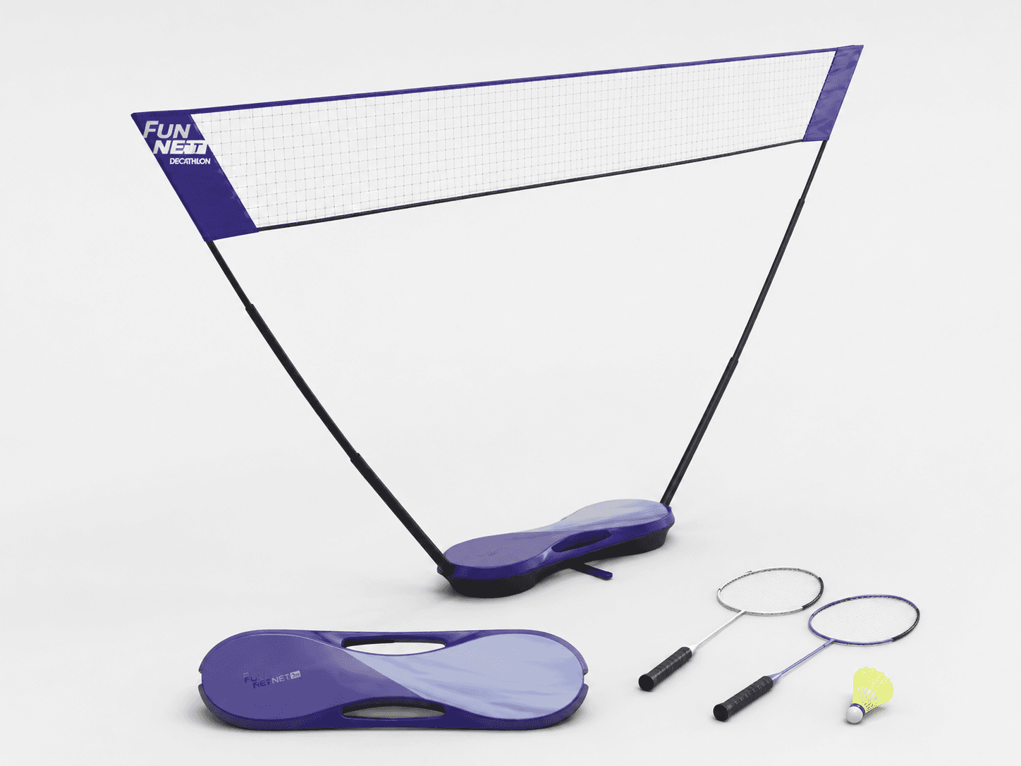 Badminton set s mrežom i dva reketa za najam idealan za rekreaciju, druženja i sportske aktivnosti na otvorenom